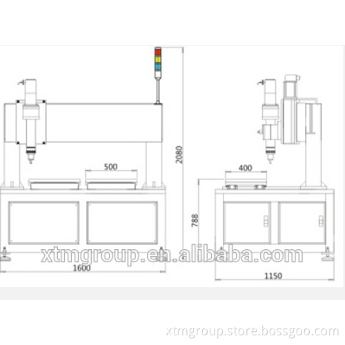 CNC automatic rivet machine Automatic rotating rivet machine